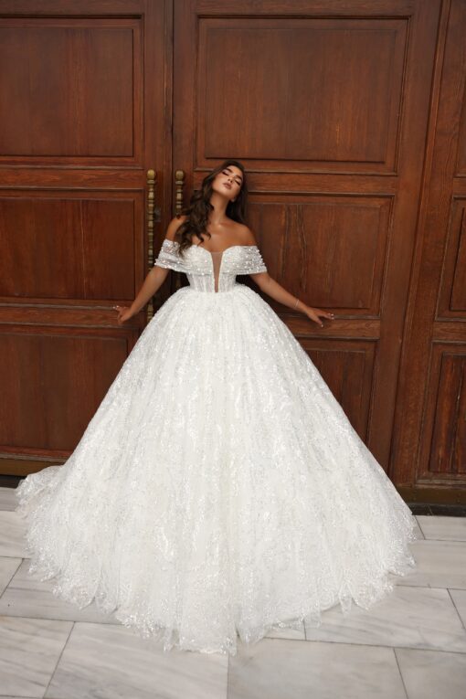 1116-1 Lady Di Bride wedding dress