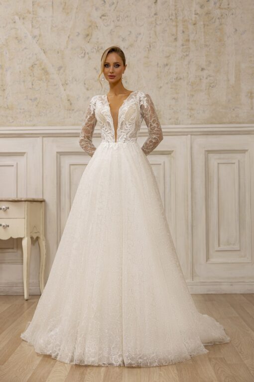 1215-1 Lady Di Bride wedding dress