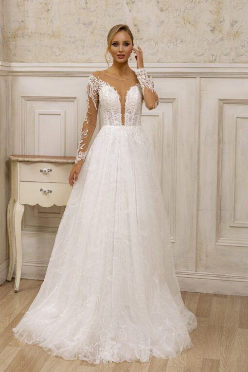 1217-1 Lady Di Bride wedding dress