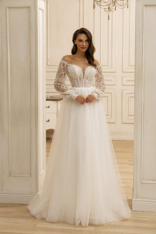 1222-1 Lady Di Bride wedding dress