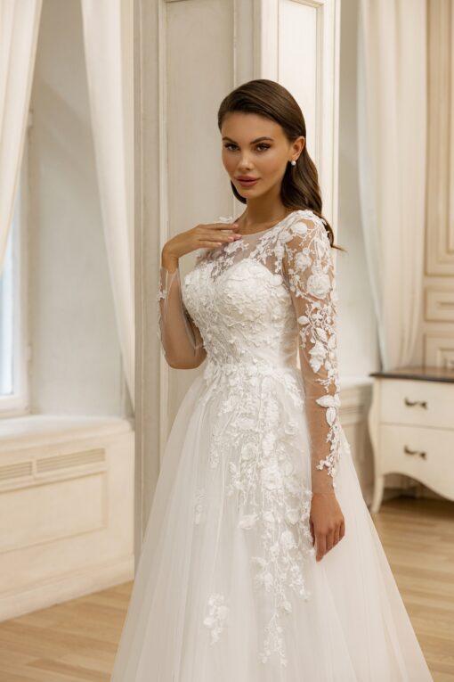 1223-4 Lady Di Bride wedding dress