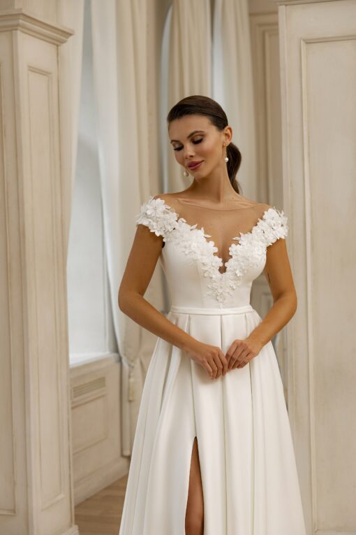 1231-2 Lady Di Bride wedding dress